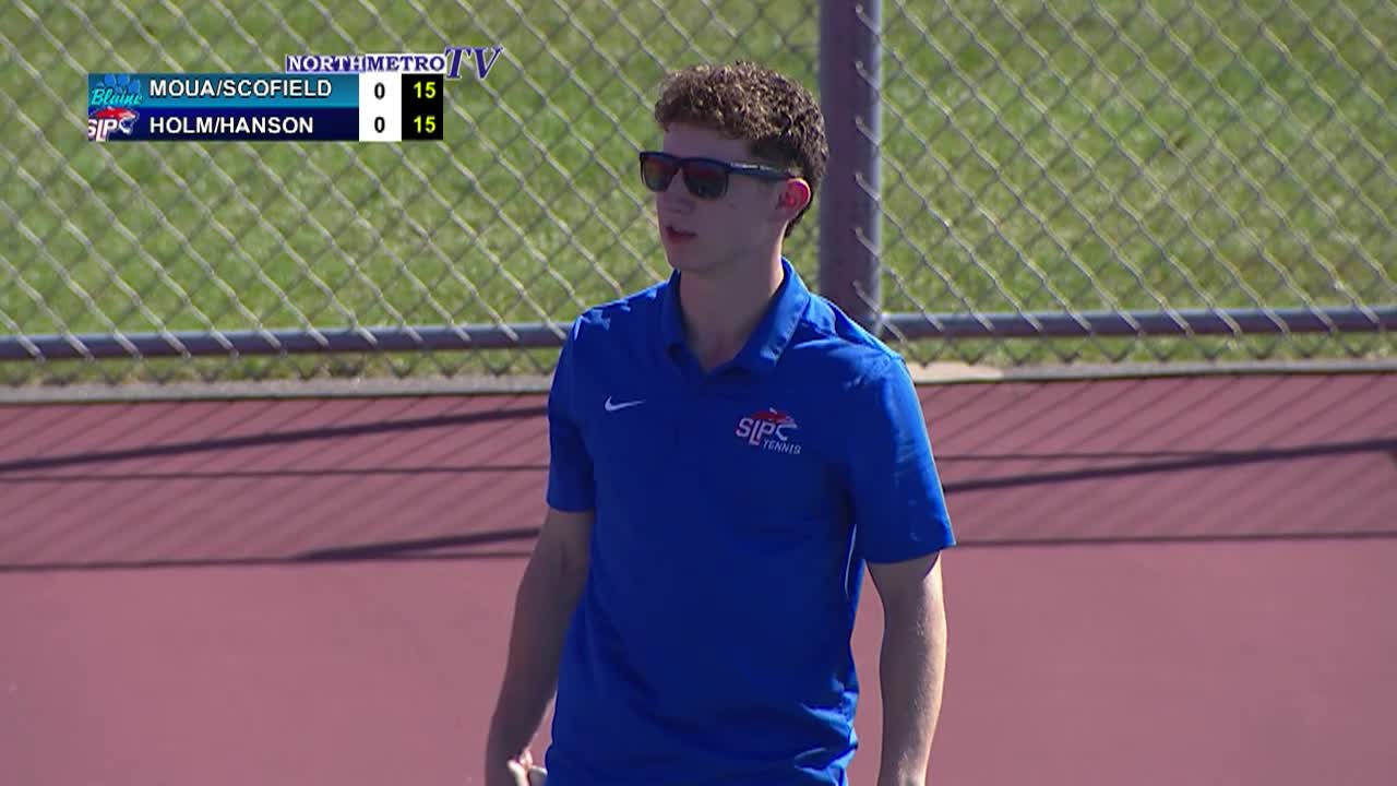 Thumbnail image for  Boys Tennis: Blaine at Spring Lake Park