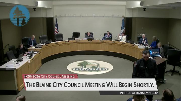 Thumbnail image for Blaine City Council Meeting 4/20/2026