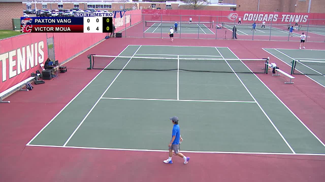 Thumbnail image for Boys Tennis: Spring Lake Park at Centennial