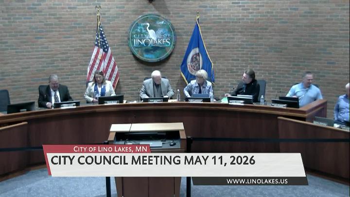Thumbnail image for Lino Lakes City Council Meeting 5/11/2026