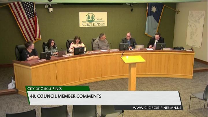 Thumbnail image for Circle Pines City Council Meeting 5/12/2026