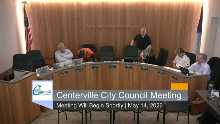 Thumbnail image for Centerville City Council Meeting 5/14/2026