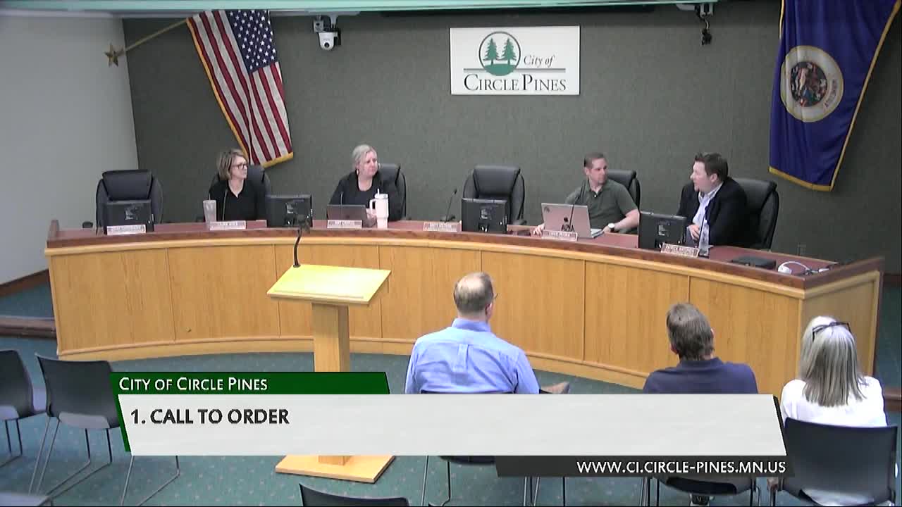 Circle Pines Planning Commission Special Meeting 5/22/2023
