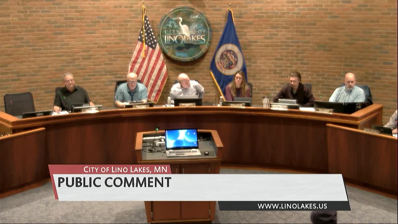 Lino Lakes City Council Meeting 11/13/2023