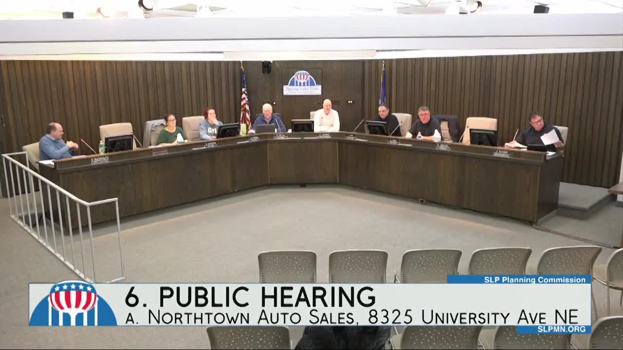 Spring Lake Park Planning Commission Meeting 1/22/2024