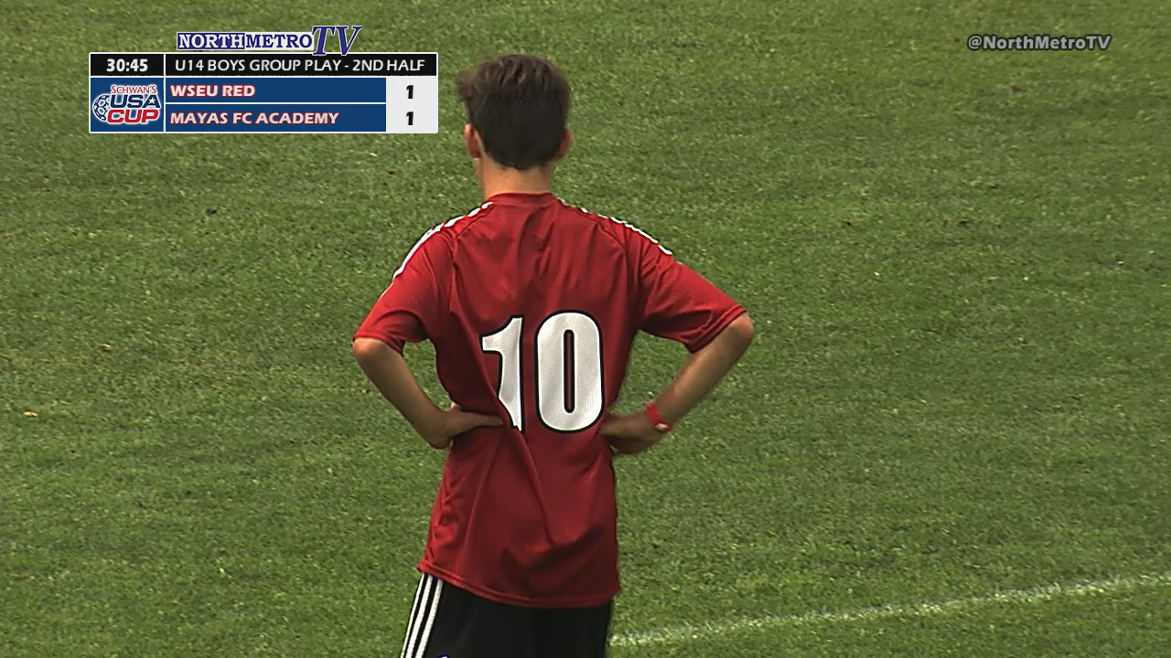 USA Cup Soccer Weekend Game 4: U14 Boys - Mayas FC Academy vs. WSEU Red