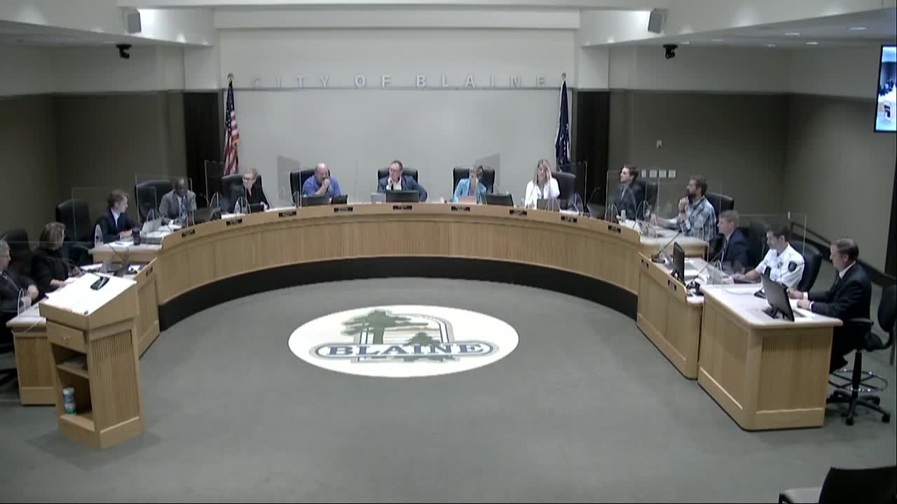 Thumbnail image for Blaine City Council Meeting 11/01/2021