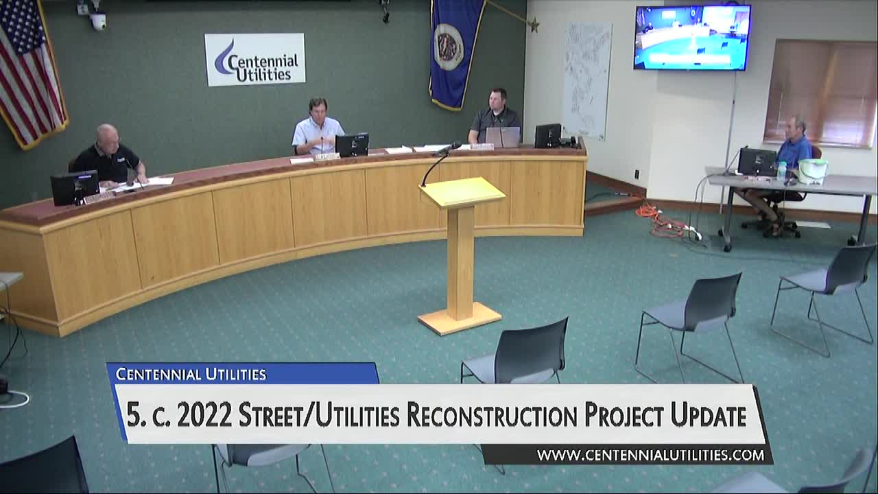 Circle Pines Utility Commission Meeting 8/18/2021