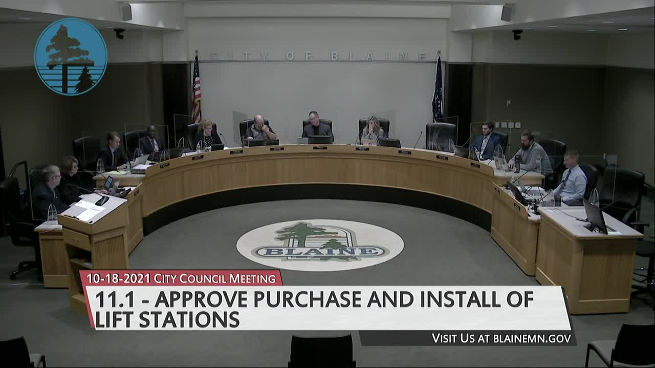 Thumbnail image for Blaine City Council Meeting 10/18/2021