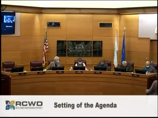 Thumbnail image for Rice Creek Watershed District Board Meeting - 10/27/2021