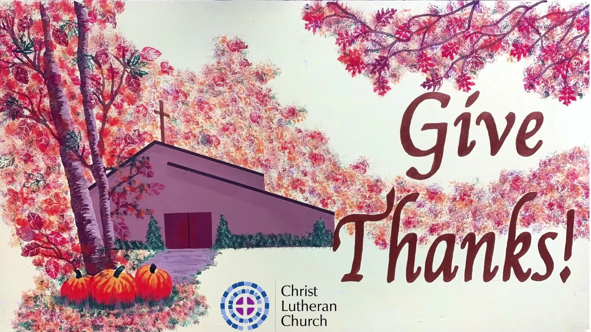 Thumbnail image for Christ Lutheran Church Service 11/14/2021