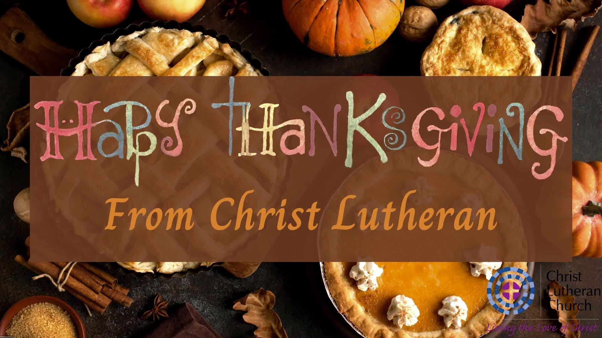 Thumbnail image for Christ Lutheran Church Service 11/21/2021