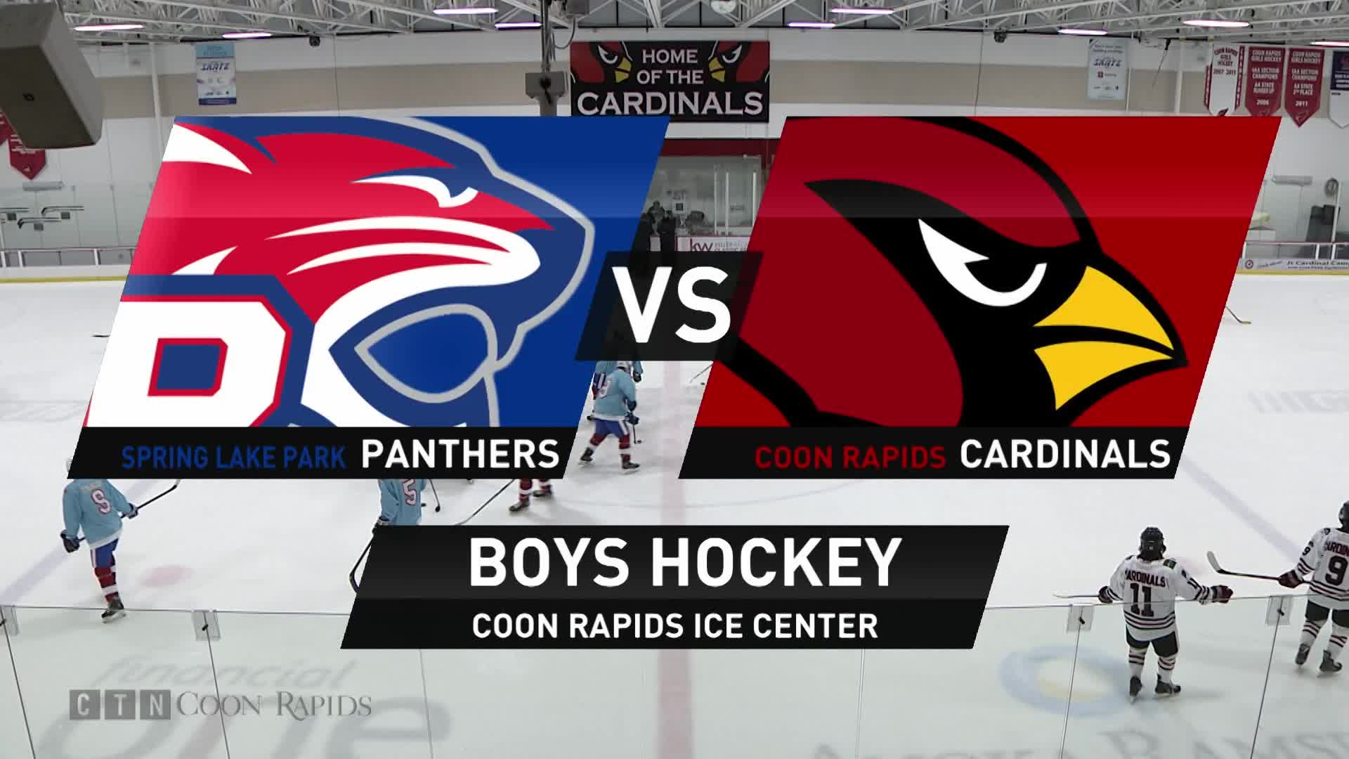 Thumbnail image for Boys Hockey: Spring Lake Park at Coon Rapids