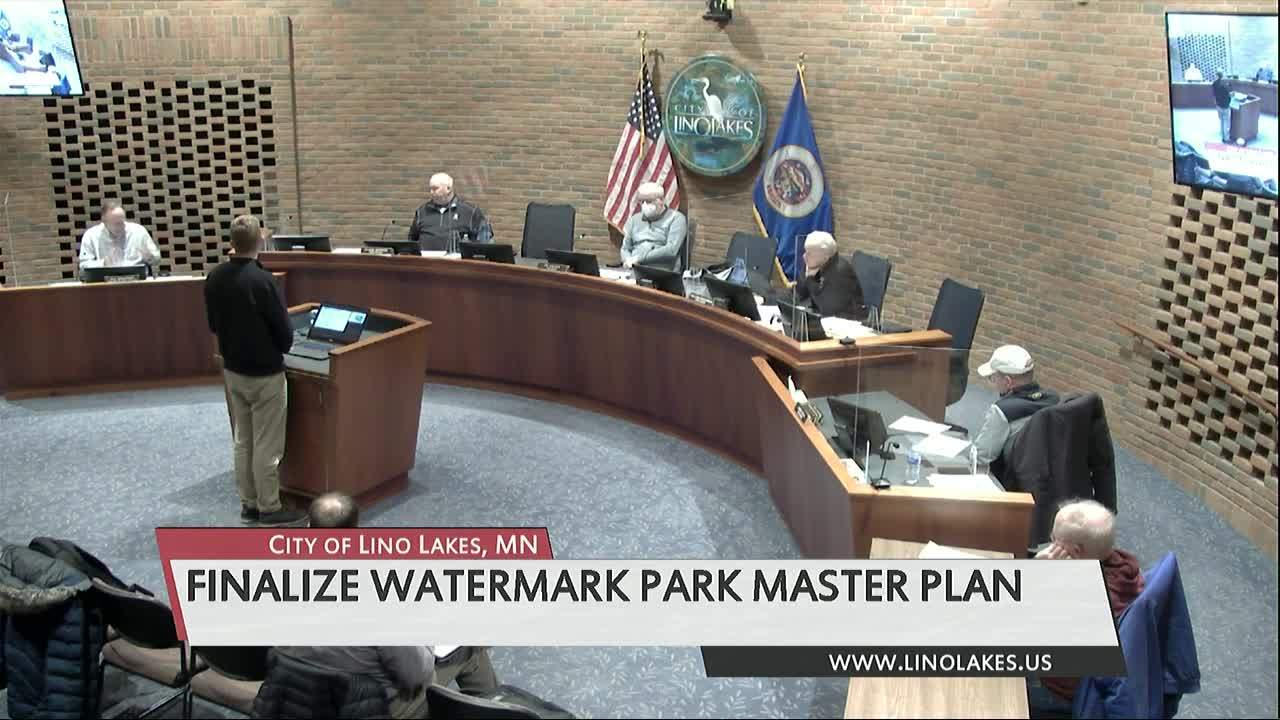Thumbnail image for Lino Lakes Park Board Meeting 1/05/2022