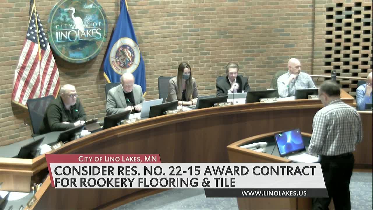 Thumbnail image for Lino Lakes City Council Meeting 1/24/2022