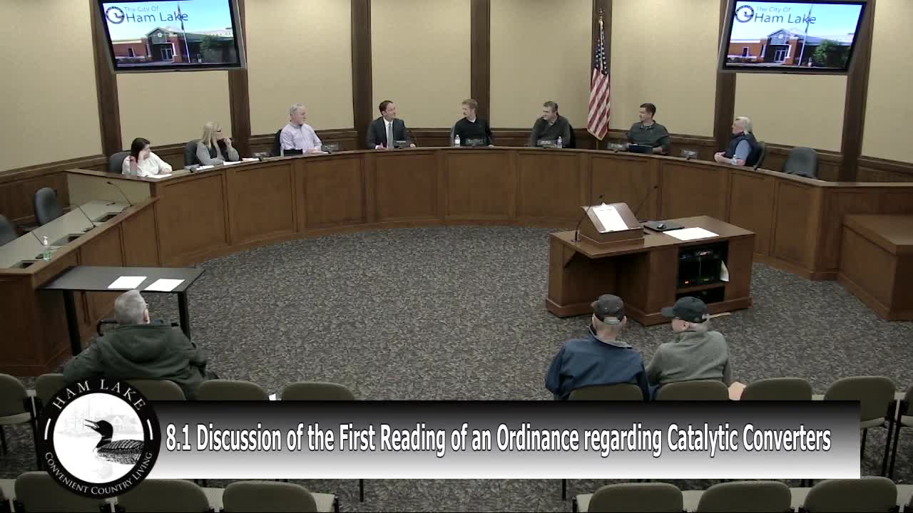 Thumbnail image for Ham Lake City Council Meeting 2/07/2022
