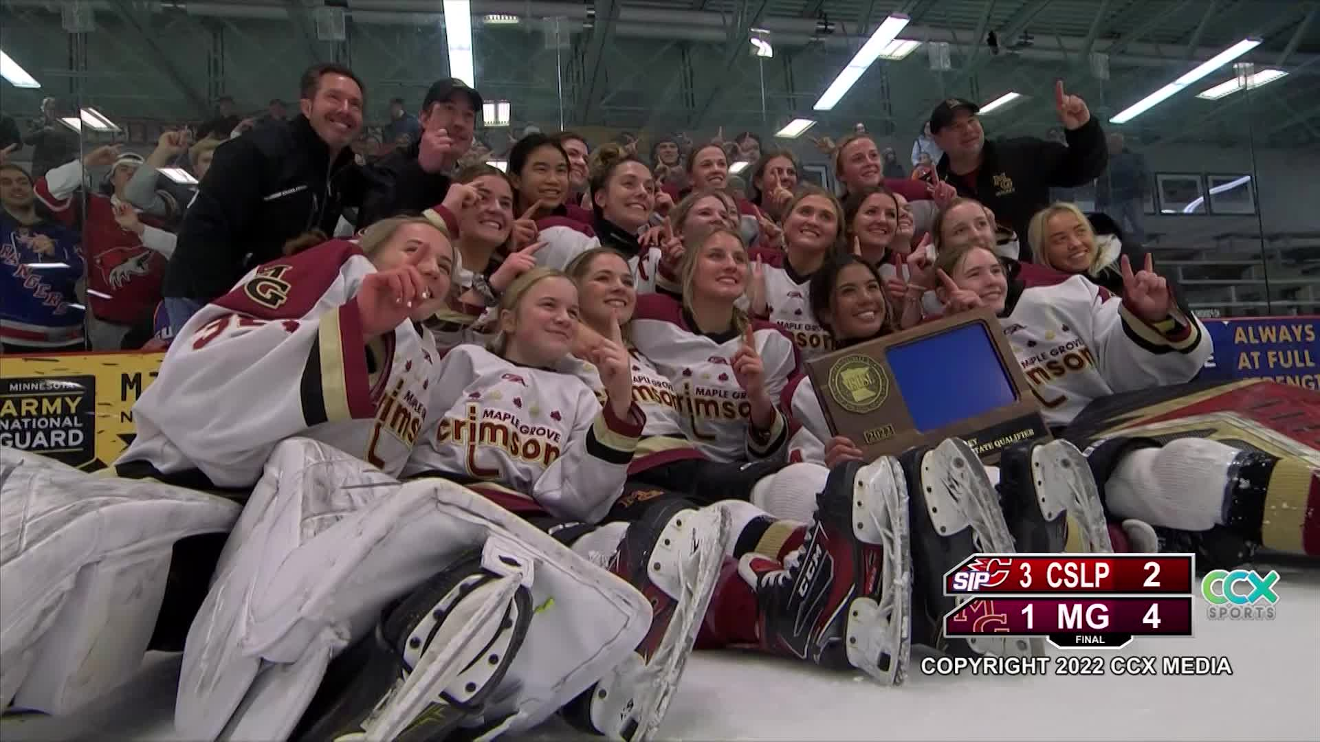 Thumbnail image for Girls Hockey 5AA Final: Centennial/Spring Lake Park vs. Maple Grove