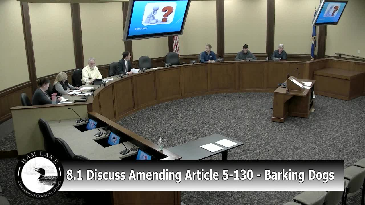 Thumbnail image for Ham Lake City Council Meeting 2/22/2022
