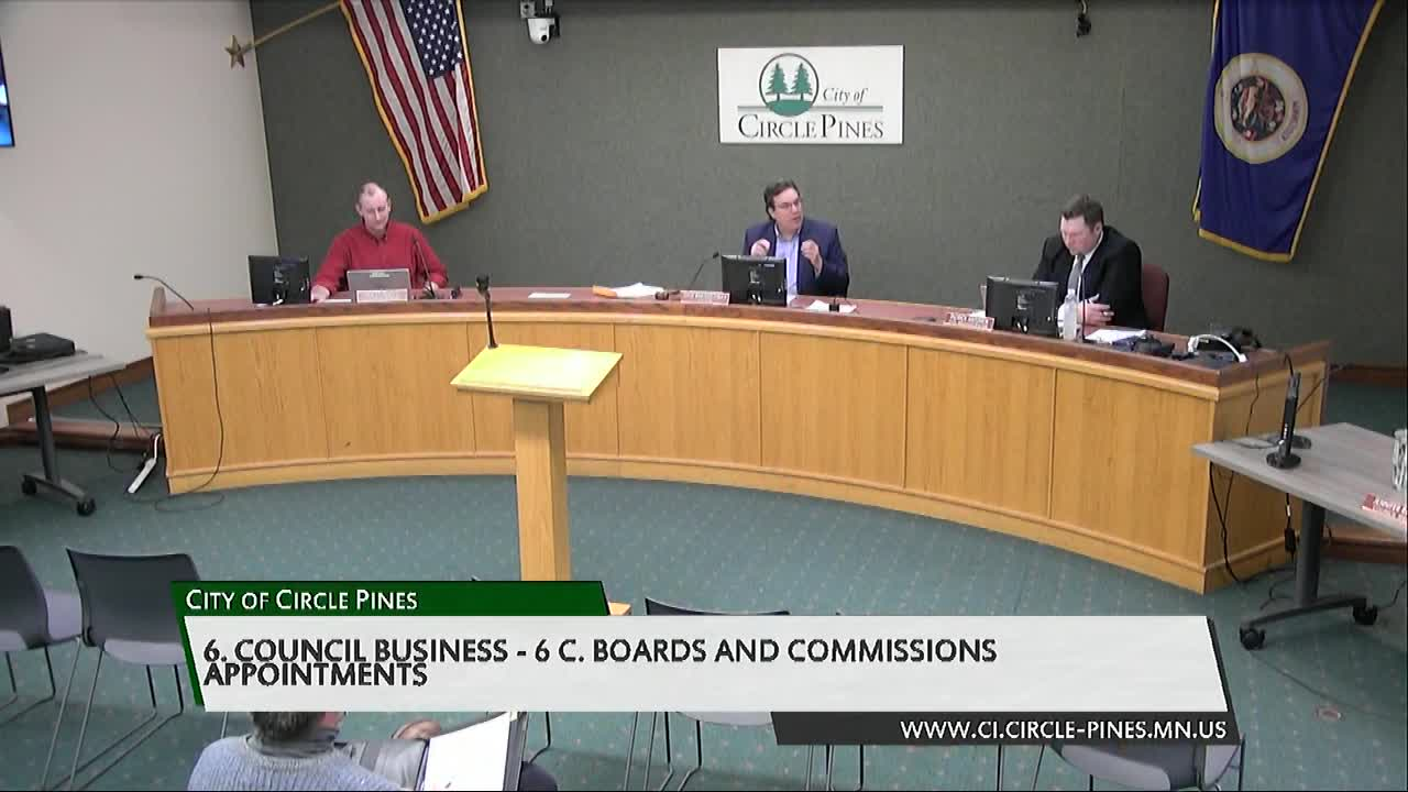 Thumbnail image for Circle Pines City Council Meeting 2/22/2022