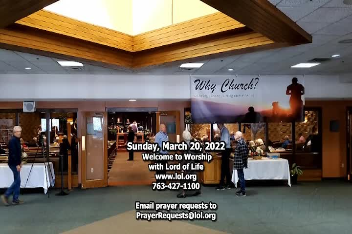 Thumbnail image for Lord of Life Church Service - 3/20/2022