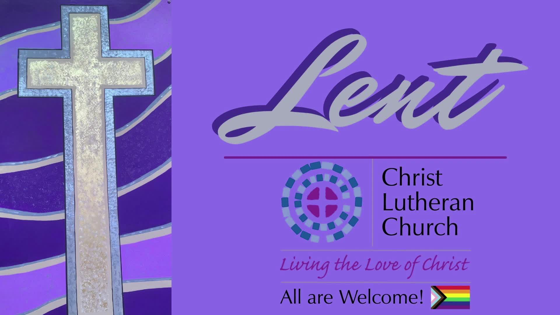 Thumbnail image for Christ Lutheran Church Service 4/3/2022