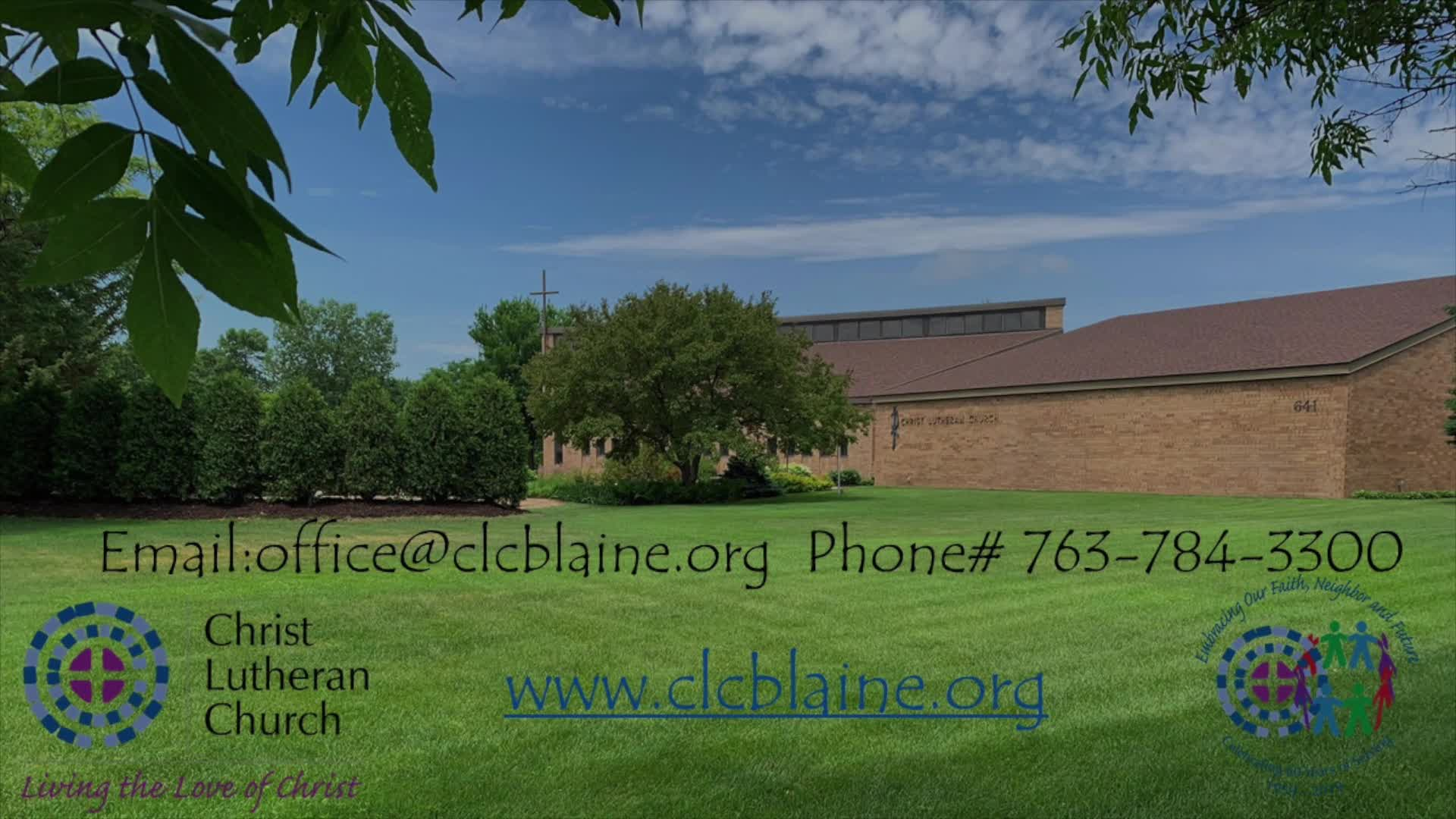 Thumbnail image for Christ Lutheran Church Service 4/24/2022