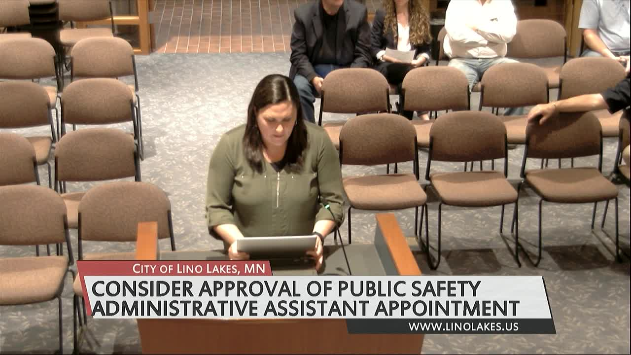 Thumbnail image for Lino Lakes City Council Meeting 6/13/2022