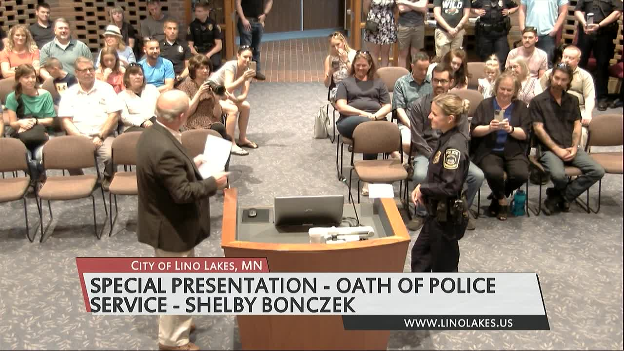 Thumbnail image for Lino Lakes City Council Meeting 6/27/2022