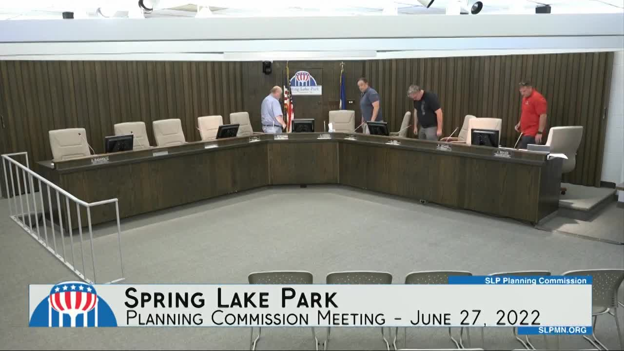 Thumbnail image for Spring Lake Park Planning Commission Meeting 6/27/2022