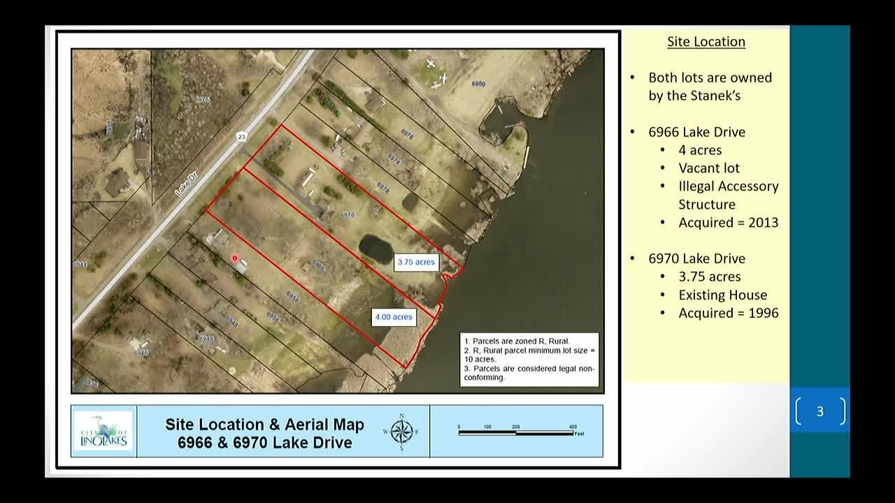 Thumbnail image for Lino Lakes Planning & Zoning Commission Meeting 7/13/2022