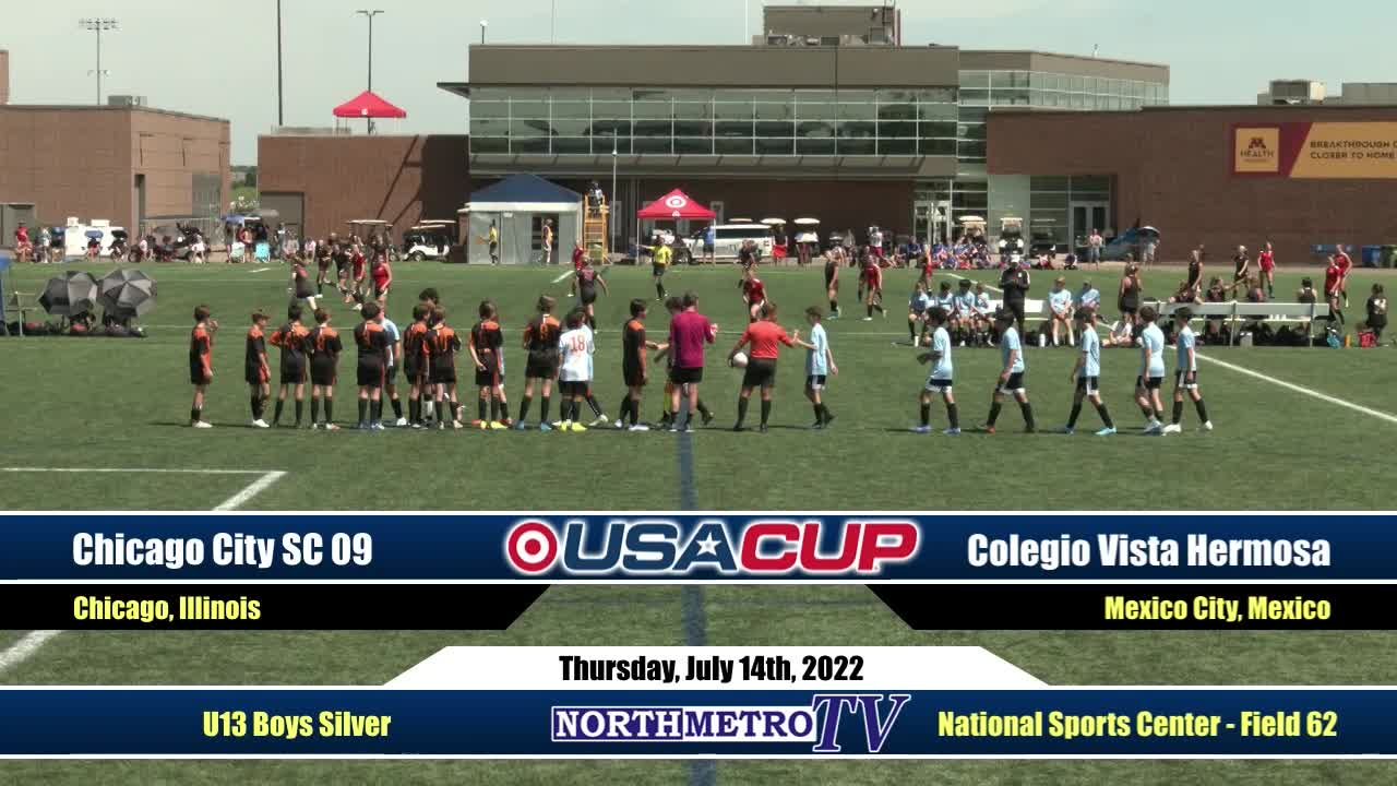 USA Cup Soccer Game 34: U13 Boys Silver - Chicago City SC v. Colegio Vista Hermosa