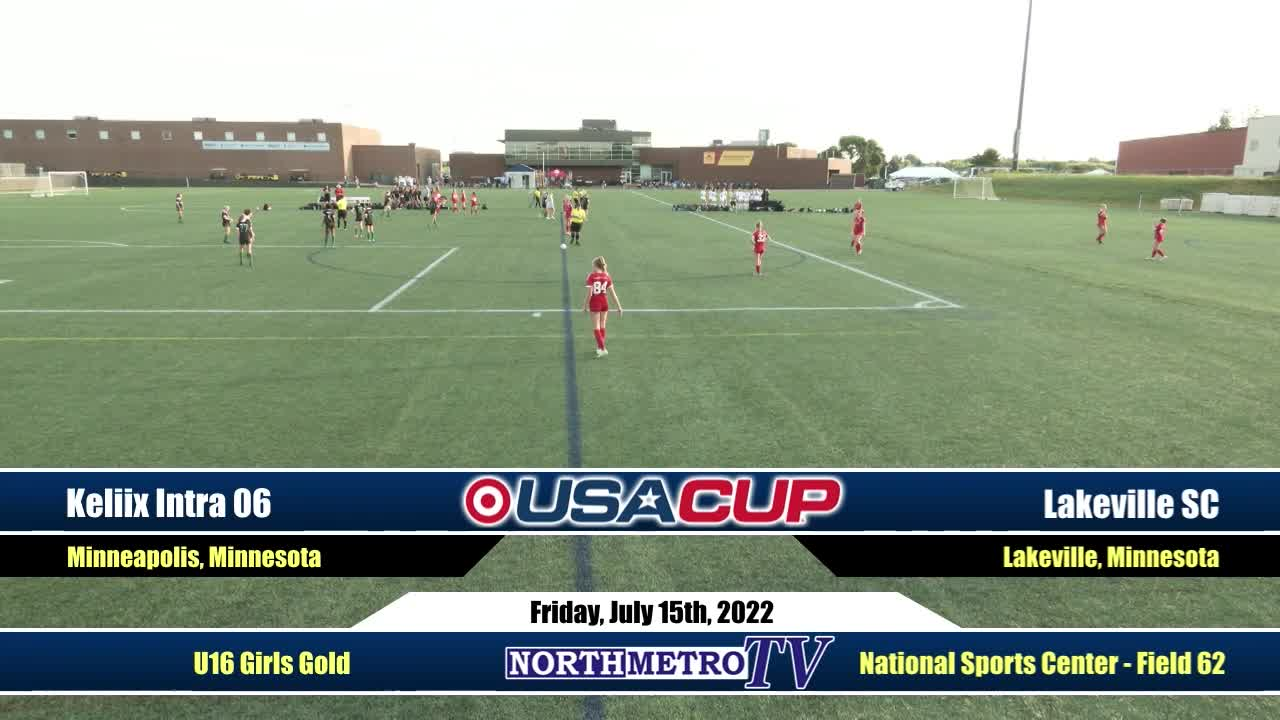 USA Cup Soccer Game 36: U16 Girls Gold - Lakeville SC 06G Selects vs. Keliix Intra 06G