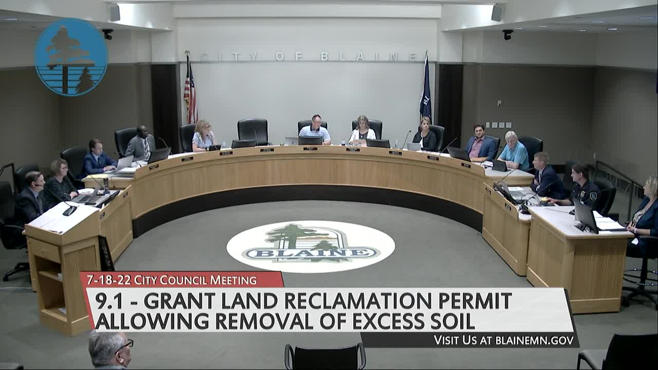 Thumbnail image for Blaine City Council Meeting 7/18/2022
