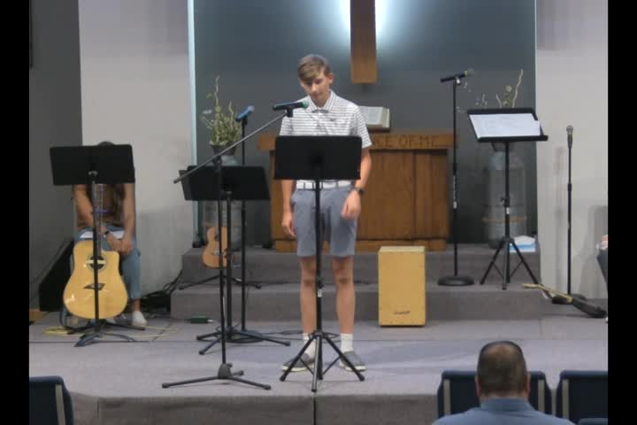 Thumbnail image for Oak Park Community Church - Youth Sunday - God is Good - Landon Siegel