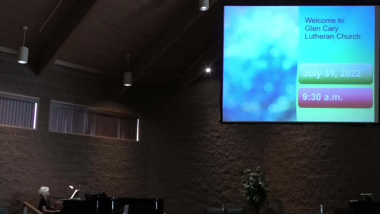 Thumbnail image for Glen Cary Lutheran Church Worship 7/31/2022