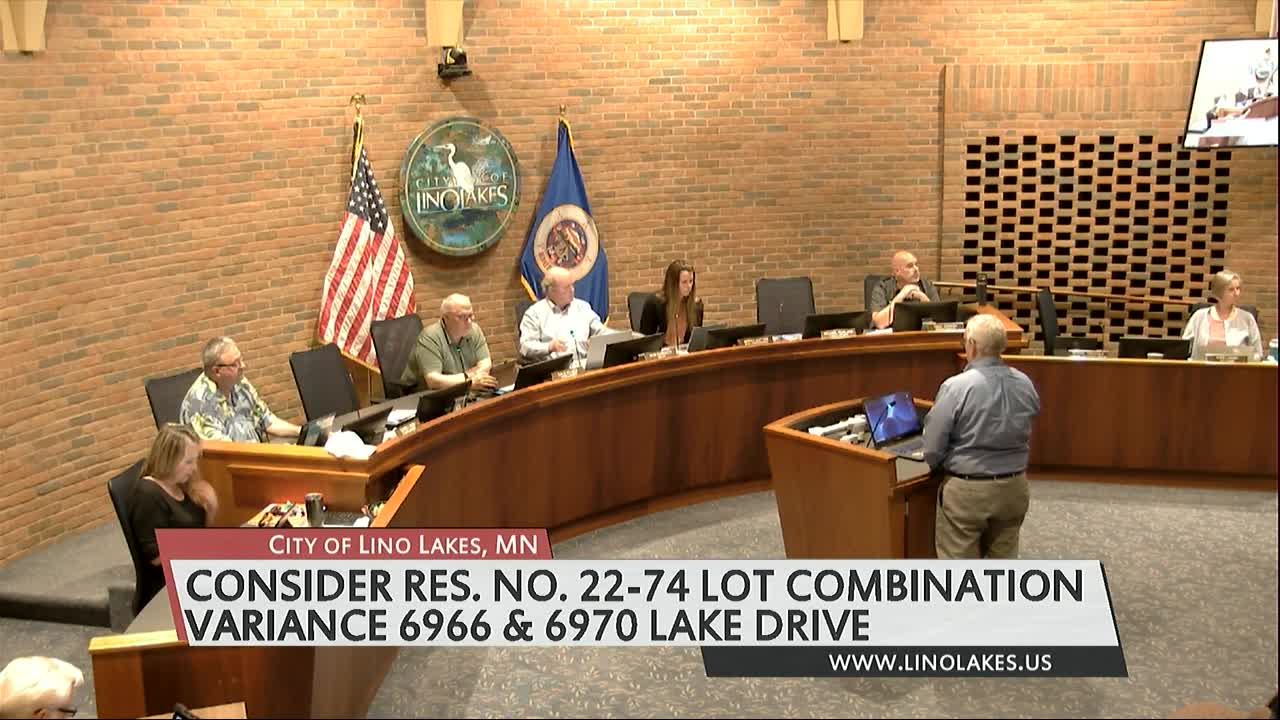 Thumbnail image for Lino Lakes City Council Meeting 8/08/2022