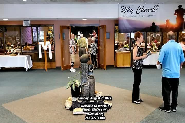 Thumbnail image for Lord of Life Church Service - 8/7/2022