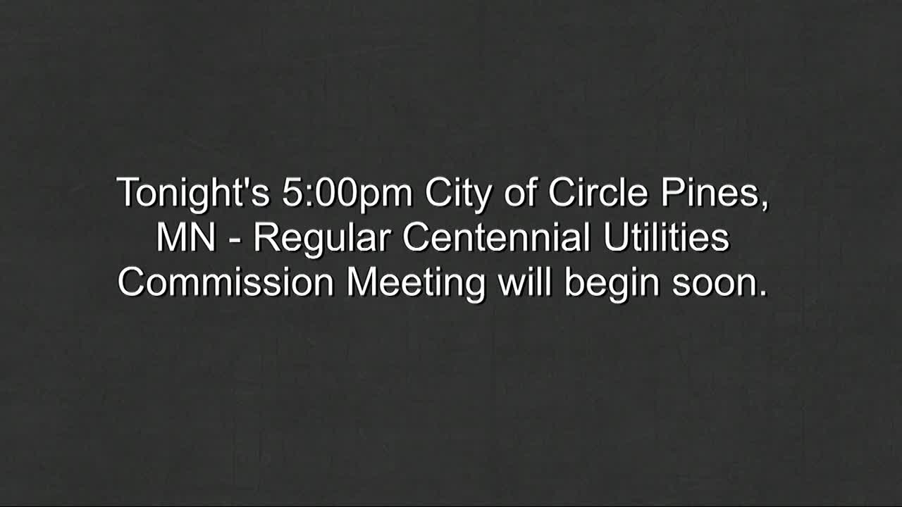 Thumbnail image for Circle Pines Utility Commission Meeting 8/17/2022