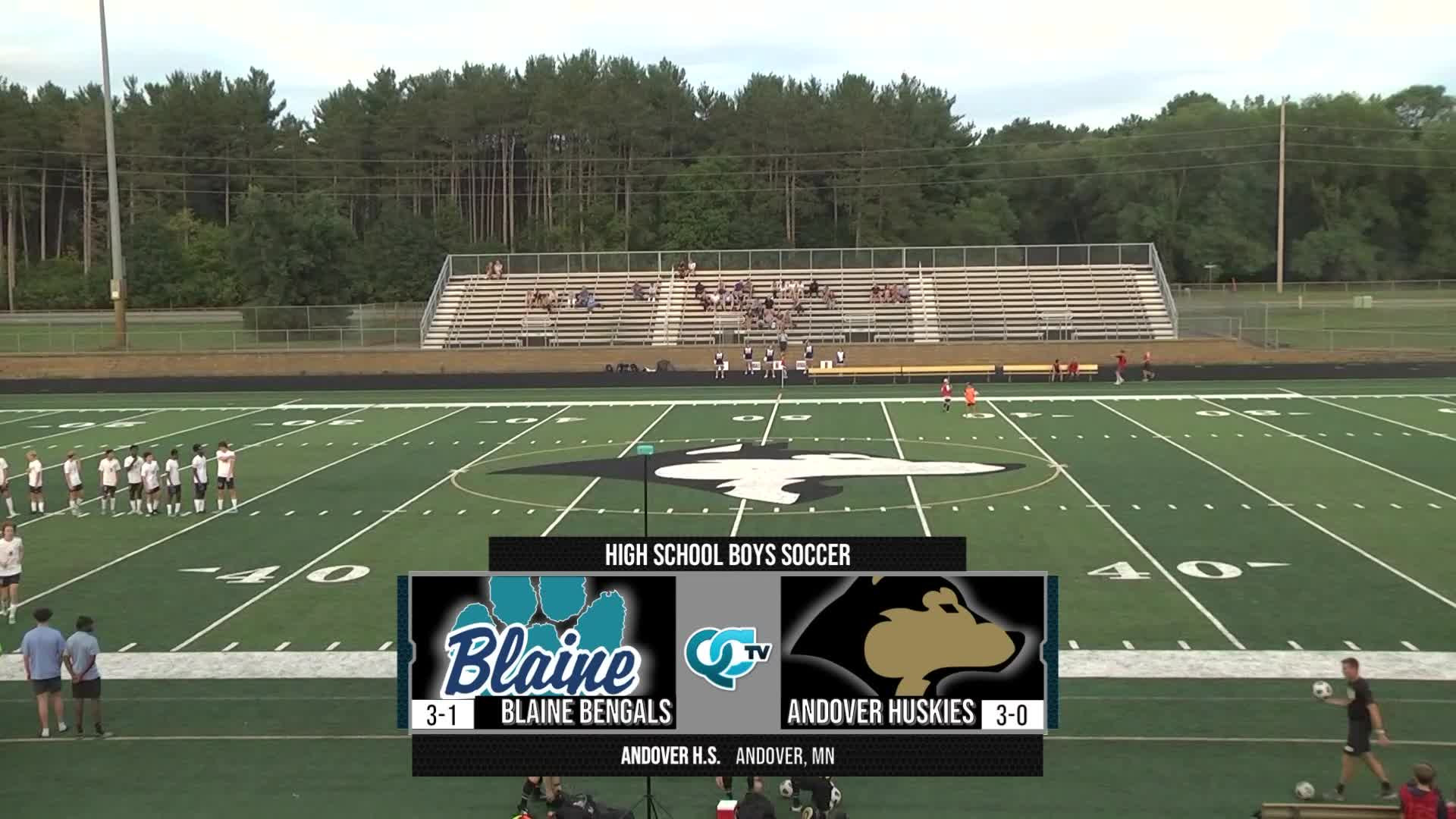 Boys Soccer: Blaine at Andover
