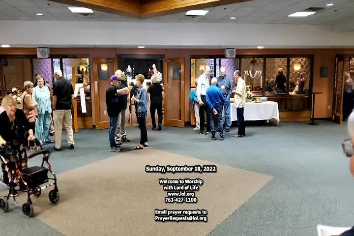 Thumbnail image for Lord of Life Church Service 9/18/2022