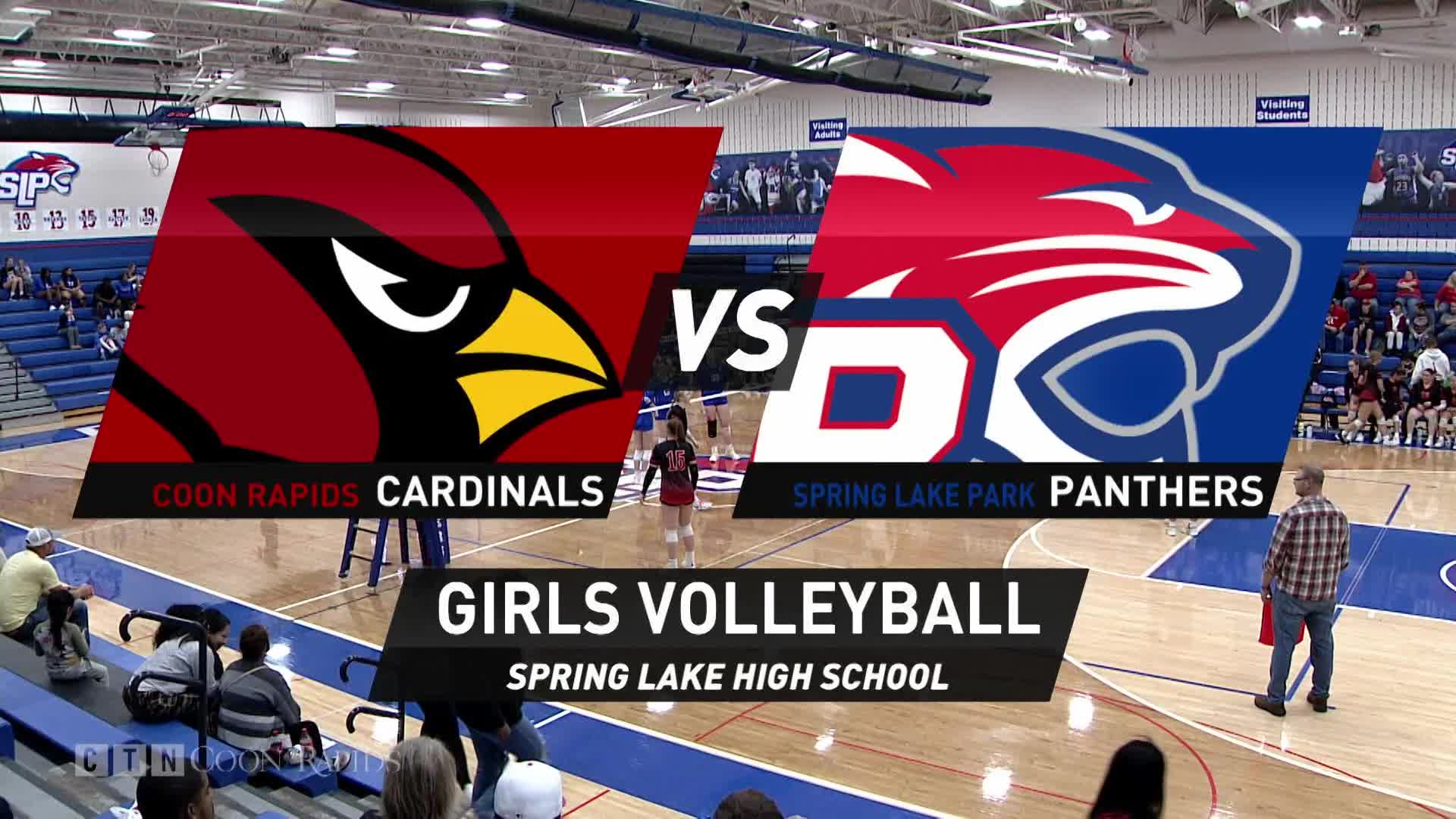 Volleyball: Coon Rapids at Spring Lake Park