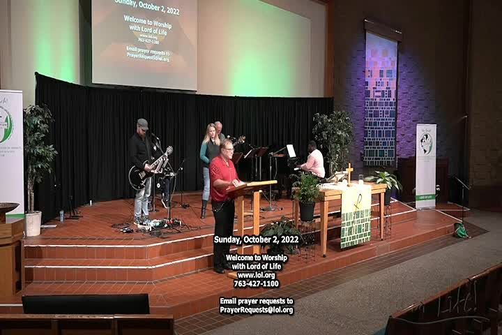 Thumbnail image for Lord of Life Church Service 10/02/2022
