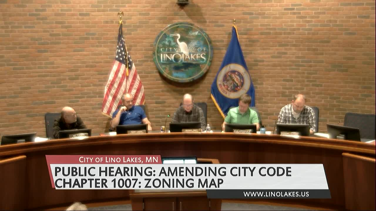 Thumbnail image for Lino Lakes Planning & Zoning Commission Meeting 10/12/2022