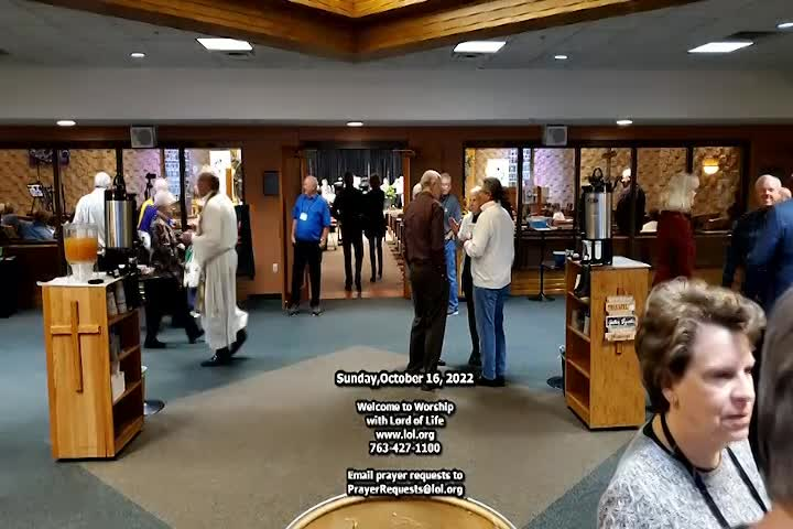 Thumbnail image for Lord of Life Church Service 10/16/2022