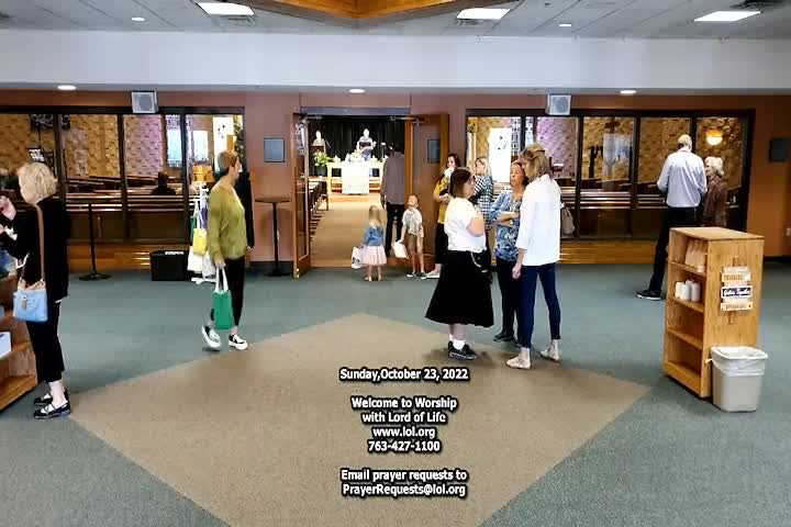 Thumbnail image for Lord of Life Church Service 10/23/2022