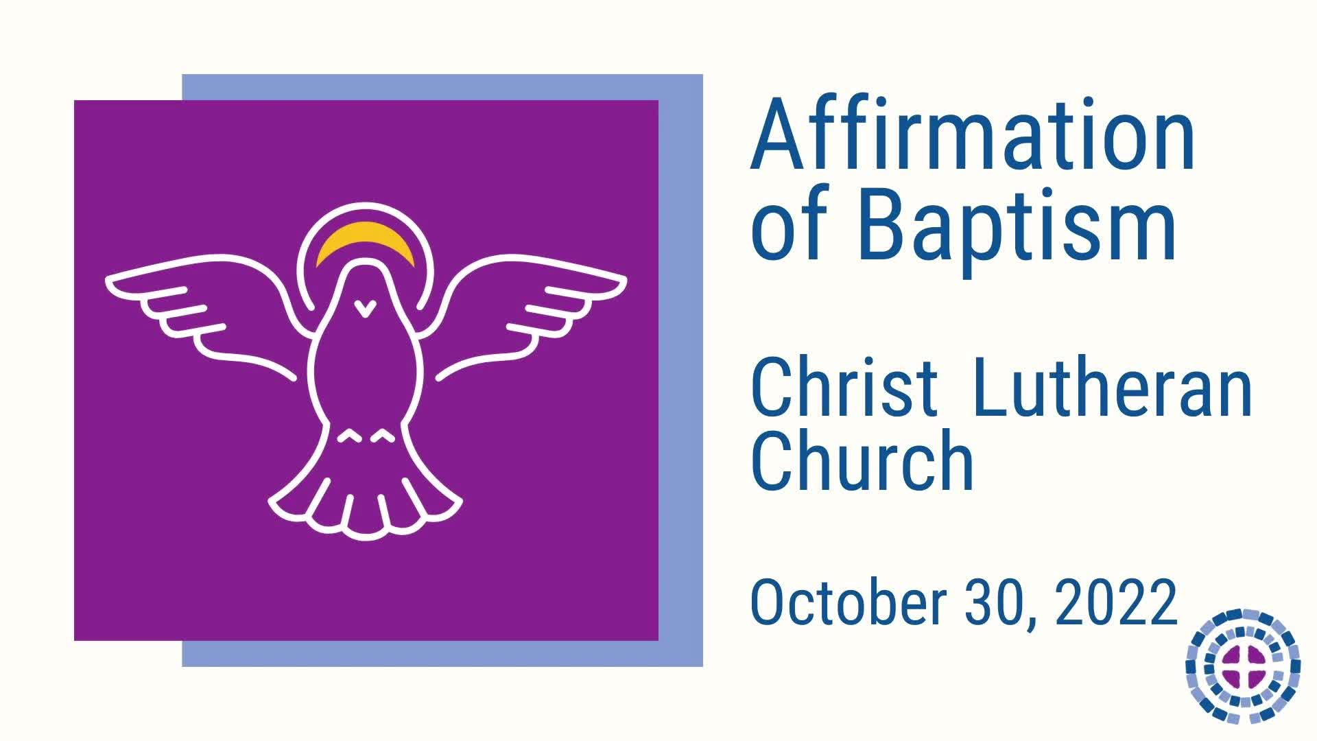 Thumbnail image for Christ Lutheran Church Worship 10/30/2022