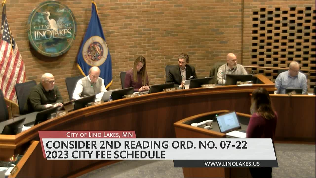 Thumbnail image for Lino Lakes City Council Meeting 11/14/2022