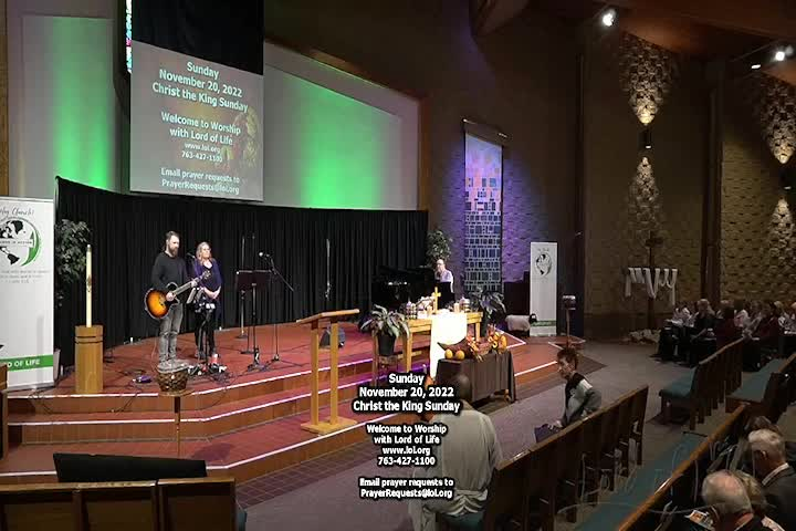Thumbnail image for Lord of Life Church Service 11/20/2022