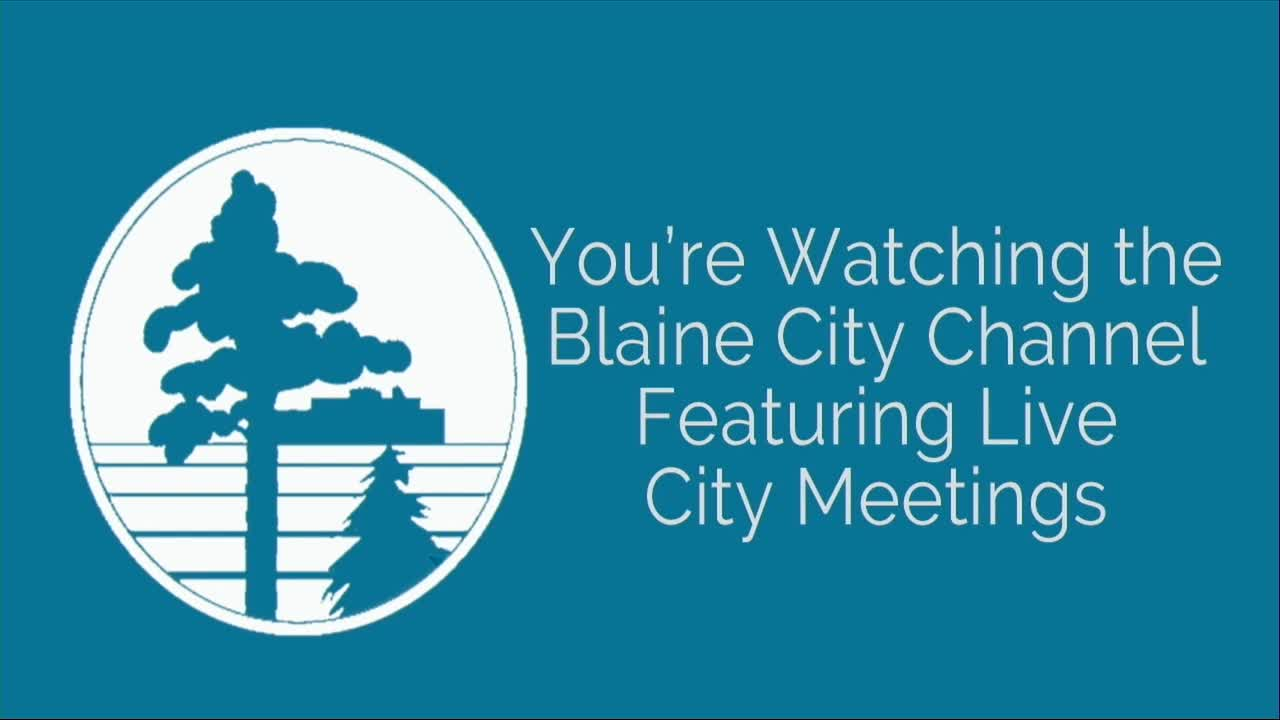Thumbnail image for Blaine Planning Commission Meeting 1/10/2023